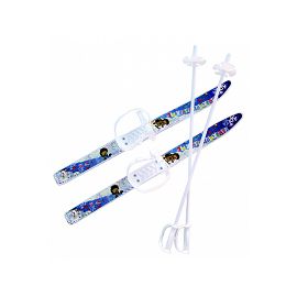 Лыжи детские Лыжики пыжики с палками 75см 12пар/упак в сетке00049656 - фото 1