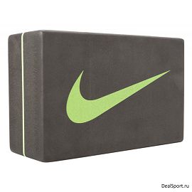 Блок для йоги Nike Essential Yoga Block Osfm Anthracitekey LimeN.YE.12.016.OS - фото 1