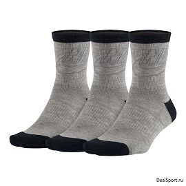 Носки Nike Sportswear Striped Low Crew Socks (3 Pairs)SX6065-063 - фото 1