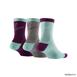 Носки Nike Sportswear Striped Low Crew Socks 3 PairsSX6065-998 - фото 2