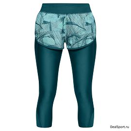 Капри Under Armour Armour Fly Fast Printed Shapri Legging1309195-716 - фото 3
