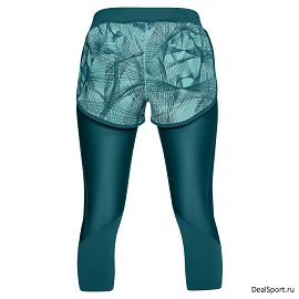 Капри Under Armour Armour Fly Fast Printed Shapri Legging1309195-716 - фото 4