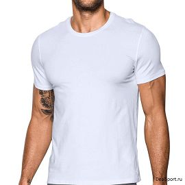 Футболка Under armour Charged Cotton ® Crew Undershirt 2pp Ss1300000-100 - фото 1