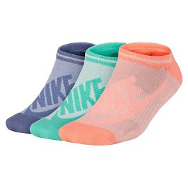 Носки Nike Womens Sportswear Striped No-show Socks 3 PairsSX6064-900 - фото 1