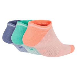 Носки Nike Womens Sportswear Striped No-show Socks 3 PairsSX6064-900 - фото 2