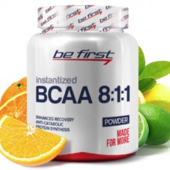 Be First BCAA 8:1:1 INSTANTIZED powder 250 г цитрусовый миксsr744 - фото 2