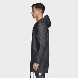 Пальто adidas TREFOIL COAT black CW1317 - фото 2