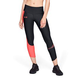 Леггинсы under armour Armour Fly Fast Graphic Crop Black  After Burn  Reflective 1317291-001 - фото 1