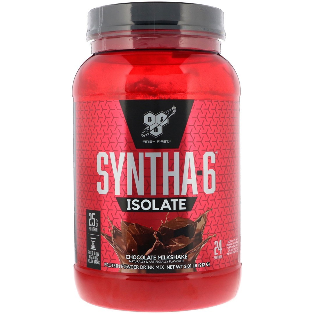 Протеин сывороточный изолят BSN Syntha-6 isolate 908 г Chocolate sr2332