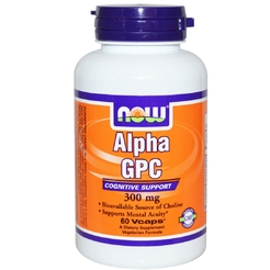 NOW Alpha GPC 300 mg 60 vcapssr13744 - фото 1