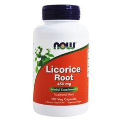 NOW Licorice Root 450 mg 100 vcapssr20059 - фото 1