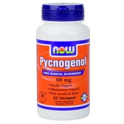  Pycnogenol 60 mg 50 vcapsNOW. Pycnogenol 60 mg 50 vcaps - фото 1