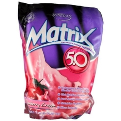 Протеин мультикомпонентный Syntrax Matrix 5.0 2270 г Strawberry Creamsr9962 - фото 1