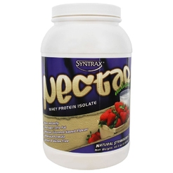 Протеин сывороточный изолят Syntrax Nectar Natural 908 г Strawberry Creamsr9978 - фото 1