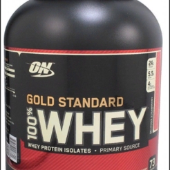 Optimum Nutrition 100 % Whey protein Gold standard 2270 г Delicious Strawberrysr31368 - фото 1