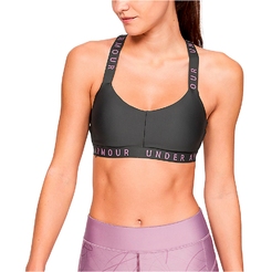 Топ Under armour Wordmark Strappy Sportlette Light Support1325613-010 - фото 1
