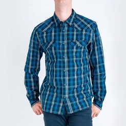 Рубашка Wrangler Western Shirt Directoire BlueW59734MKL - фото 1