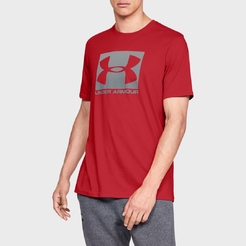 Футболка Under Armour Boxed Sportstyle Graphic Charged Cotton Short Sleeve T-shirt1329581-600 - фото 1