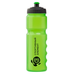 2DТрейд Бутылка «Оливин» 750 мл зеленая бутылка с черным логотипом13458 - фото 1