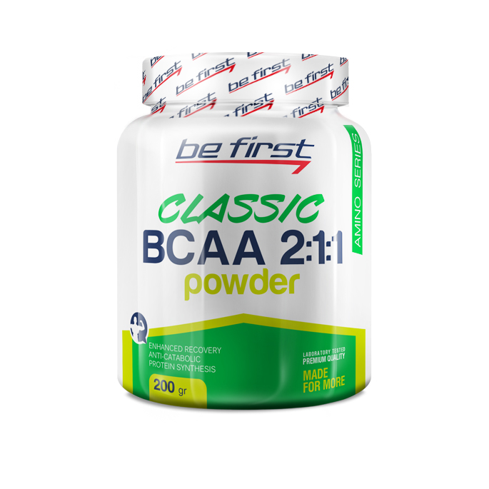 Be First BCAA 2:1:1 CLASSIC powder 200 г малина sr601
