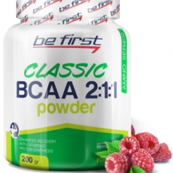 Be First BCAA 2:1:1 CLASSIC powder 200 г малинаsr601 - фото 2