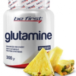 Л-Глютамин (L-Glutamine) Be First Glutamine powder 300 г ананасsr751 - фото 2