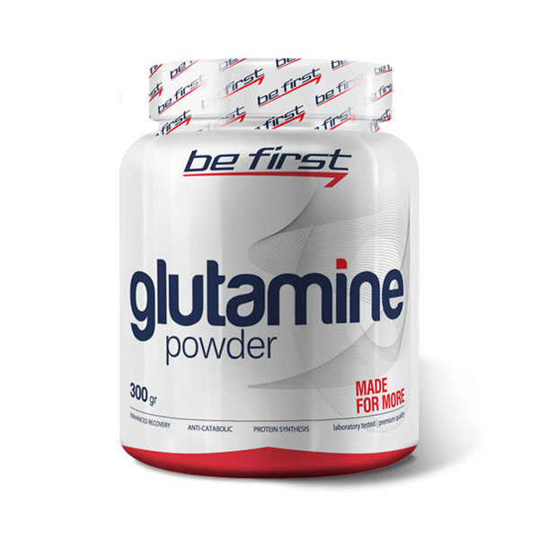 Л-Глютамин (L-Glutamine) Be First Glutamine powder 300 г малина sr753