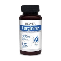 BioVea L-Arginine 500 mg 100 veg capssr1702 - фото 1