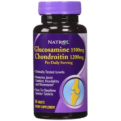 Natrol Glucosamine 1500 mg Chondroitin 1200 mg 60 табsr5719 - фото 1