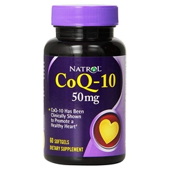 Витамины Natrol CoQ-10 50 mg 60 softgelsNatrol CoQ-10 50 mg 60 softgels - фото 1