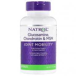 Natrol Glucosamine Chondroitin & MSM 90 табNatrol Glucosamine Chondroitin & MSM 90 таб - фото 1
