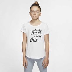 Футболка Nike G Nsw Tee Scoop Girls Run ThisAR5064-100 - фото 1