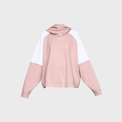 Толстовка Under Armour Double Knit Os Hoodie Flushed PinkWhiteWhite1328226-602 - фото 3