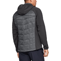 Толстовка Under armour Hybrid Tp Hooded Fleece Jacket Graphite / Charcoal / Graphite1316002-040 - фото 2