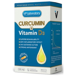 Витамины VP Laboratory Curcumin  Vitamine D3 60 sr11379 - фото 1