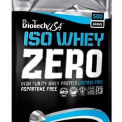 Протеин сывороточный изолят BioTech USA Iso Whey Zero LF 500 г печенье-кремsr1595 - фото 2