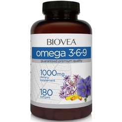 BioVea Omega 3-6-9 1000 mg 90 softgelssr13614 - фото 1