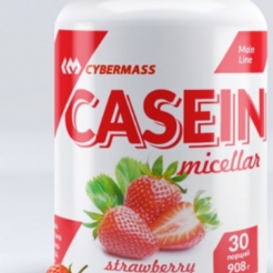 Протеин казеин CyberMass Casein protein 908 г Клубникаsr28018 - фото 2