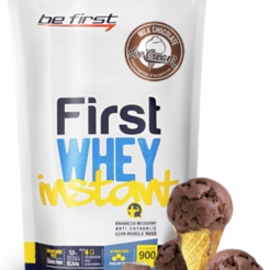 Сывороточный протеин Be First First Whey instant 900 г шоколадное мороженоеsr868 - фото 2