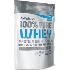Протеин мультикомпонентный BioTech USA 100% Pure Whey 454 г ванильный бурбонsr30274 - фото 1
