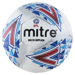 Мяч футбольный Mitre Delta Replica L30pBB1981WHL - фото 1