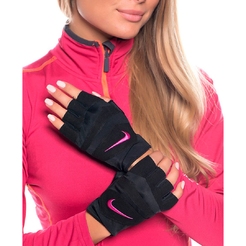 Перчатки для фитнеса Nike Womens Vent Tech Training Gloves L club PinkN.LG.18.060.LG - фото 2