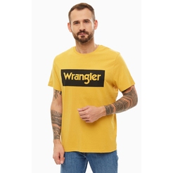 Футболка Wrangler Ss Logo Tee Mineral YellowW742FKY02 - фото 1