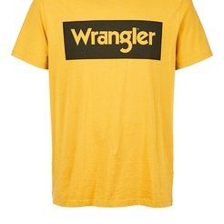 Футболка Wrangler Ss Logo Tee Mineral YellowW742FKY02 - фото 4