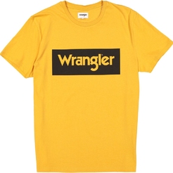 Футболка Wrangler Ss Logo Tee Mineral YellowW742FKY02 - фото 6