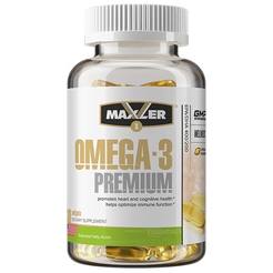 Maxler Omega-3 Premium EPA/DHA 400/200 60 softgels Citrus Flavorsr31939 - фото 1