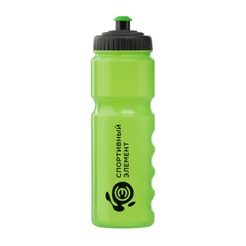 2DТрейд Бутылка «Оливин» 750 мл зеленая бутылка с черным логотипомsr13458 - фото 1