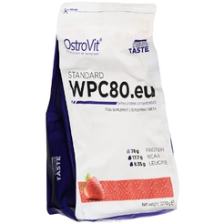 Сывороточный протеин Ostrovit WPC80 2270 г Strawberrysr33661 - фото 1