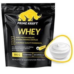 Сывороточный протеин Prime Kraft Whey protein (напиток сухой ДС) 500 г Йогуртsr33840 - фото 1