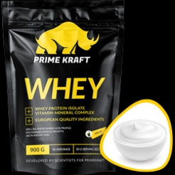 Сывороточный протеин Prime Kraft Whey protein (спец. пищевой продукт СГР) 900 г Йогуртsr33818 - фото 1
